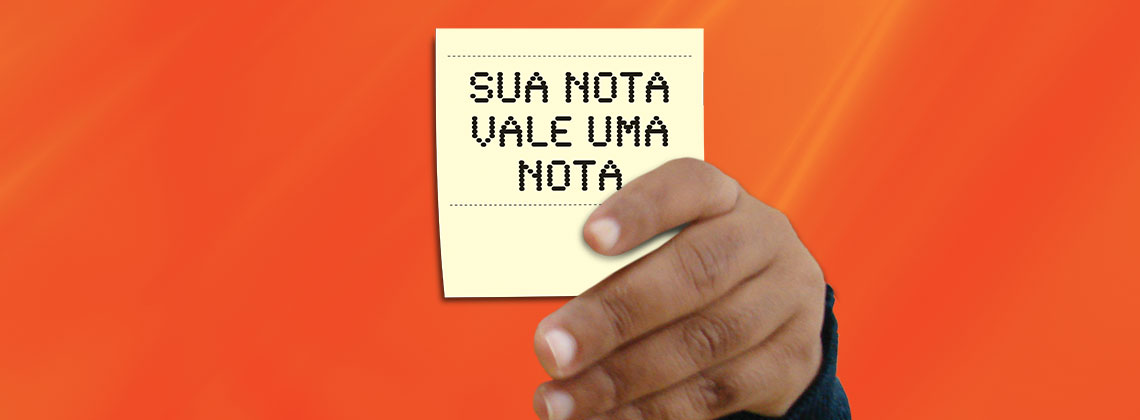 Sua nota vale uma nota - Doe notas fiscais sem CPF para as Casas André Luiz e ajude pessoas com deficiências intelectual e físicas - ONG em Guarulhos